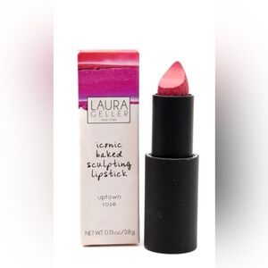 Laura Geller ICONIC BAKED Sculpting Lipstick, Uptown Rose .13oz New in a Box